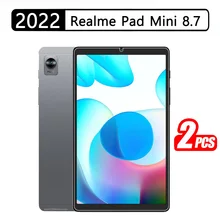 (2 Packs) Tempered Glass For Oppo Realme Pad Mini 8.7 2022 Full Coverage Screen Protector Tablet Film