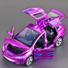 1:32 alloy pull back model X car model  high-quality car model 6-door simulation sound and light free shipping