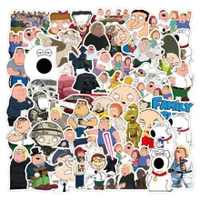 10/50/100Pcs Comedy Anime Family Guys Cartoon Graffiti Fun Stickers Cute Notebook Phone Waterproof DIY Deco Kawaii Sticker Gift