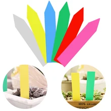 100PCS Garden Plant Labels Plastic Plant Tags Nursery Markers Flower Pots Seedling Labels Tray Mark DIY Garden Decoration Tools