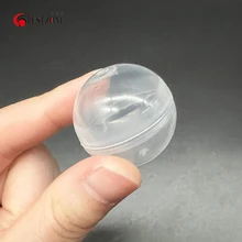 10Pcs 30MM 1.18Inch Transparent Plastic Toy Capsule Surprise Ball Kids Can Open For Gashapon Machine Party