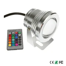 10W RGB LED Underwater Light 85-265V LED Dimmable Lighting Lamp Pond Light Fountain Lamp Pool Light 5pcs/lot Free shipping