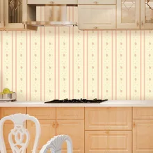 10meters/set Modern Wallpaper Beige Florets Wall Stickers Self-adhesive Waterproof Living Room Bedroom Room Decor WallPapers
