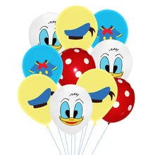 10pcs Donald Duck Balloons Donald Duck Birthday Party Decor Baby Shower Decor Kids Party Balloon Air Globos