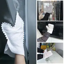 10pcs Home Disinfection Dust Removal Gloves Fish Scale Cleaning Duster Gloves Reusable Microfiber Gloves for Blinds House Clean