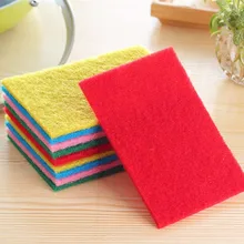 10pcs Sponge Cleaning Cloth Colorful Thin Sponge Cleaning Pads Kitchen Washing Cloth Dish Towels Random Color Home Cleaning Tool