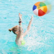 12/14/16 Inch Summer PVC Water Inflatable Color Ball With Leak-Proof Air Nozzle Sea Beach Animal Ball Swimming Pool Outdoor Toy