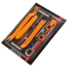 12Pcs Professional Automobile Audio Door Clip Panel Trim Dash Auto Radio Removal Pry Tools Set Car Panel Removal Tool Kit