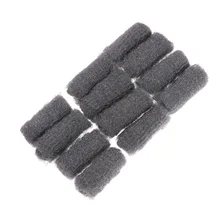 12pcs Stainless Steel Ball Pan Cleaner Cleaning Equipments Steel Wool Pads Kitchen Supplies Wire Cleaning