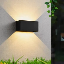 12w 24w Outdoor Wall Lamp Up and Down Wall Light Light Angle Adjustable Waterproof Wall Sconce AC90-260V