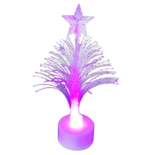 13cm/5.12in Novelty Christmas Tree Night Lights Mood Lamp Changing Color Light