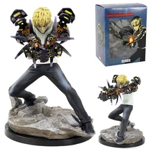 15cm One Punch Man Genos Cartoon Figure Toys PVC Collectible Model Doll For Gift