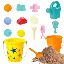 15pcs Beach Toys Set For Kids Toddler Sand Toys With Bucket Shovels Travel Beach Toys Outdoor Game Playing Sand Digging For