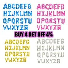 16 Inch Letter A To Z Alphabet Foil Balloons Letter Birthday Party Wedding Decoration Event & Party Supplies Birthday Balloons