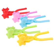 19CM/32CM Cartoon Sika Deer Shape Snowball Clip Snow Clay Ball Maker Winter Outdoor Sports Kids Toys Snowball Maker Clip New