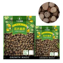 1L Organic Clay Pebbles 100% Natural Expanded Clay Pebbles for Hydroponic Gardening  Orchids  Drainage  Decoration  Aquaponics