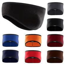 1Pc Winter Simple Ear Muffs Headband Fleece Ear Cover Women Girls Men Hair Sweat Running Hair Bands Fleece Ear Warmer Headscarf