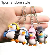 1Pcs Creative Little Penguin Keychain Cute Penguin Couple Bag Pendant Accessories Craft Gift Accessories Drop Shipping