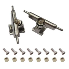 1Set New One Set Trucks For 32.5mm Fingerboard Skateboard Wooden Deck Accessory High quality Zinc alloy