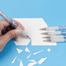 1pcs Art Utility Knife Pen Cartoon Bear Pen Knife Express Paper Cutting Tool Precision Sticker Washi Tape Cutter School Supplies