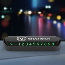 1pcs Car Goods Temporary Parking Card Phone Number Card Plate For Changan CS95 CS75 CS85 CS35 Alsvin Eado CC CS15 CS70
