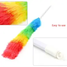 1pcs Soft Microfiber Cleaning Duster Dust Cleaner Handle Feather Static Anti Magic Household Cleaning HOT Selling Tools  clean