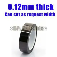 1x 5mm*33M*0.12mm (120um)  High Temperature Tape  Adhesive Polyimide Film Tape for BGA  SMT  Insulation Hot Appliance