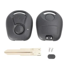 2 Buttons Remote Key Shell for Ssangyong Actyon Kyron Rexton Uncut Blade Key Fob Cover Case Replacement  A