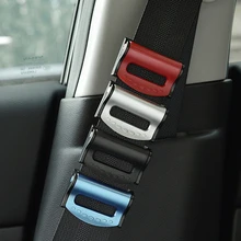 2 Pcs Car Seat Belt Clip Anti-skid Buckle Comfort Limiter Fixed Belt Fashion 4 Color ABS Belt Clip For Car Interior