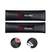 2 Pcs Car Shoulder Pads For Hyundai Belt Cover Auto Styling Interior Accessories SONATA ACCENT ELANTRA TUCSON COUPE AZERA