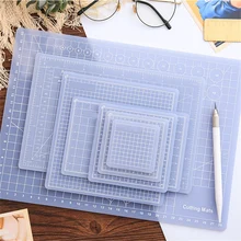 2 Pcs PVC Cutting Mat School Patchwork Cut Pad Tools Durable DIY Handmade Self-healing Cutting Plate Carving Art Tool Tools