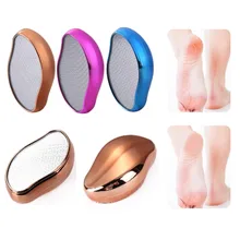2 in 1 Foot File Hard Dead Skin Callus Remover Nano Glass Pedicure Portable Rasp Colossal Foot Grater Scrubber For Wet Dry Feet