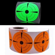 200pcs/Roll Airsoft Adhesive Target Paper Sticker Paintball BB Archery Gun Shooting Practice Training Target Gel Ball Accessory