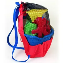 2020 New Toy Storage Mesh Bag For Kids Beach Sand Toys Water Fun Sports Bathroom Clothes Towels Backpacks Gift