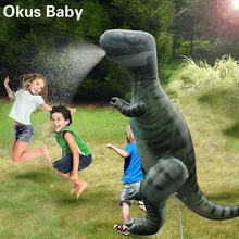 2021 Kids Inflatable Beach Sprinkler Toy Animal Dinosaur Shape Water Spray Water Sprinkling Toy For Summer Lawn Garden Backyard