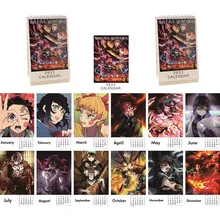 2022 Anime Cartoon Figure Desk Calendar Daily Schedule Planner Desktop Calendar Office Supplies