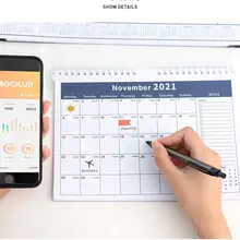 2022 Desktop Plan Memo Minimalism Wall Decor Desktop Hanging Calendar Wall Calendar