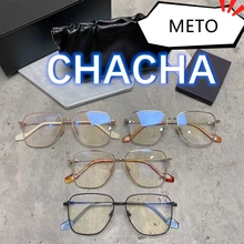 2022 GENTLE Fashion Alloy CHACHA MONST METO Glasses Frame For Men Women Blue Light Blocking Prescription Reading Eyeglasses GM