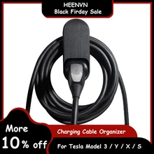 2022 Model3 Car Charging Cable Organizer For Tesla Model 3 S X Y 2021 Accessories Wall Mount Connector Bracket Charger Holder