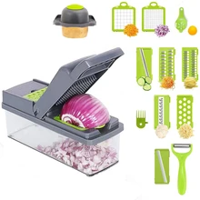2022 New Household Multifunctional Kitchen Cutter Dicer Potato Shreds Grater Kitchen Gadgets Vegetable Cutter Kitchen Artifacts