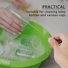 2022 New Portable Bottle Spiral Soft Straw Brush Bottle Brush Household Cleaning Brush Stainless Steel Bottle Straw Cup Brush