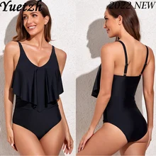 2022 New Women Plus size Swimsuit One Piece Swimwear Large Big  Plussize Floral Swimming Bathing Suits Beachwear Wear For Female