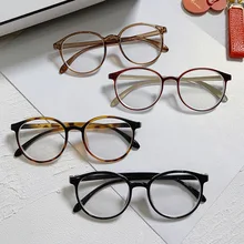 2022 New arrival Computer Glasses Frame Women Men Anti Blue Light Round Eyewear Blocking Glasses Optical Spectacle Eyeglass