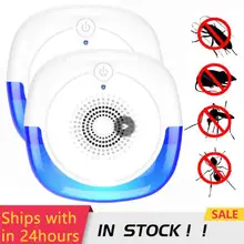 2022 Ultrasonic Mosquito Insect Repellent Night Light Mouse Cockroach Repeller Device Pest Repeller Mosquito Killer Pest