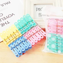 20Pcs Laundry Clothes Pins Color Hanging Pegs Clips Heavy Duty Plastic Hangers Racks Clothespins Laundry Clamps For Home Tools