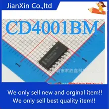 20pcs 100% orginal new  CD4001 CD4001BM SMD SOP-14 Logic