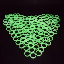 20pcs/ Fashion Luminous Dragon Ring Love Heart Retro plastic Fluorescent Rings for Men Plus Couple Rings Luxury Jewelry Gift