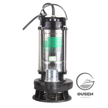 220V Stainless Steel Submersible Pump/agricultural Pumping Garden Tools Drainage Irrigation Underwater Sewage Self-priming Pump