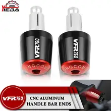 22MM Motorcycle Handlebar Grips End Cap Anti Vibration Slider Plug For HONDA VFR750 VFR 750 F/R/FH/FV 1986-1998 1997 1996 1995