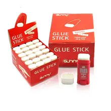 24Pcs All Purpose Glue Sticks  Washable 0.6 Ounce Glue Nontoxic Permanent Adhesive 24Glue Stick one Box in Bulk. Office School H